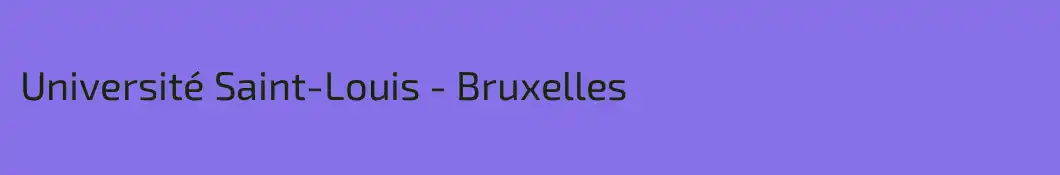 Université Saint-Louis - Bruxelles